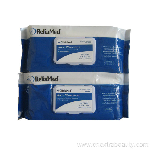 Individually Wrapped Adult Wash Cloths Wet Wipes